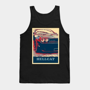 dodge challenger 2015 - hellcat Tank Top